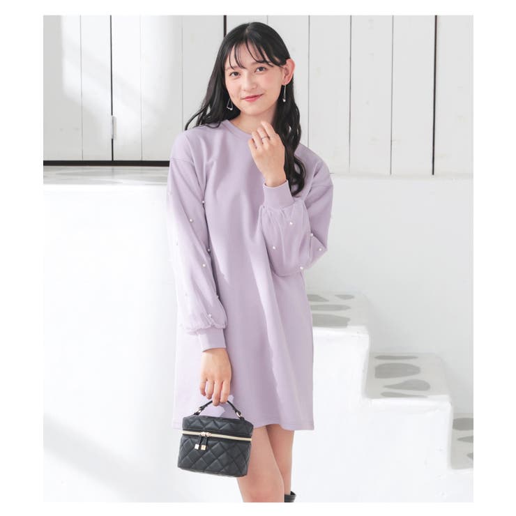 ワンピース 長袖 ミニ丈 | Honeys | 詳細画像3 