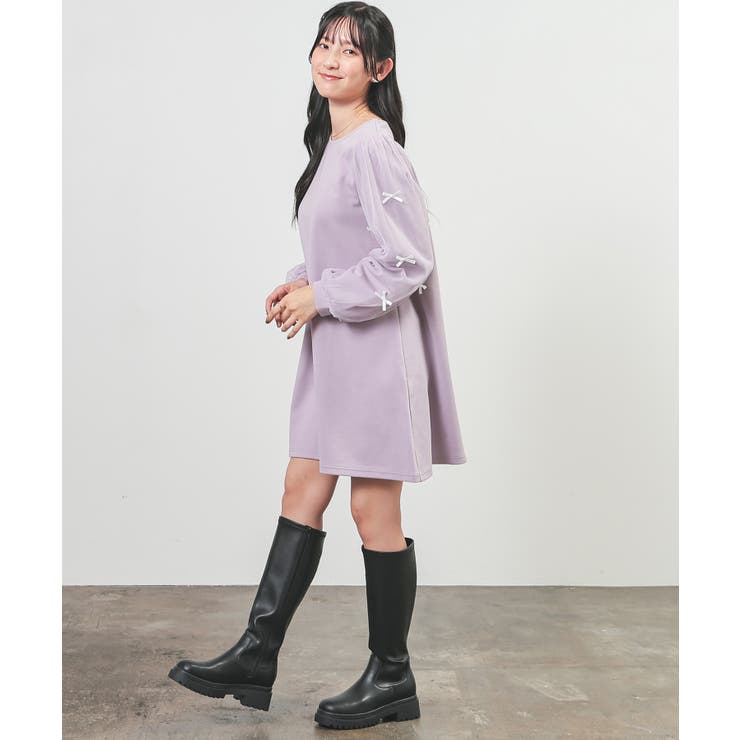 ワンピース 長袖 ミニ丈 | Honeys | 詳細画像8 