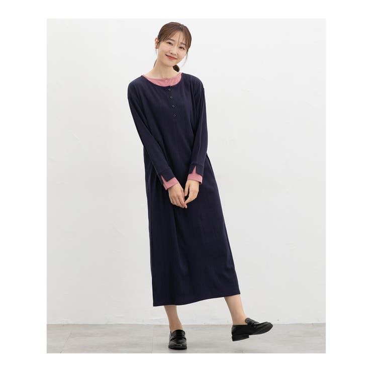 ワンピース 長袖 ロング丈 | Honeys | 詳細画像8 