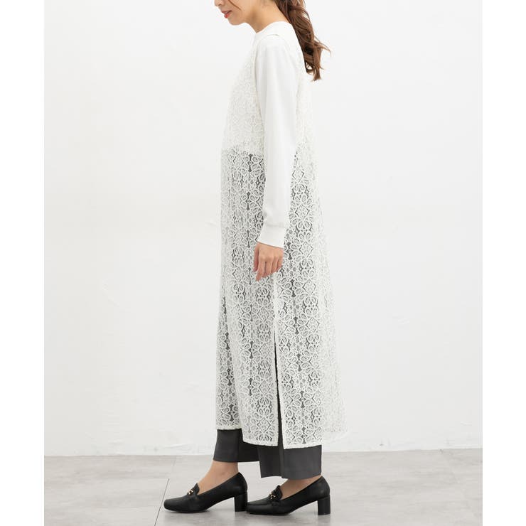 ワンピース ノースリーブ ロング丈 | Honeys | 詳細画像10 