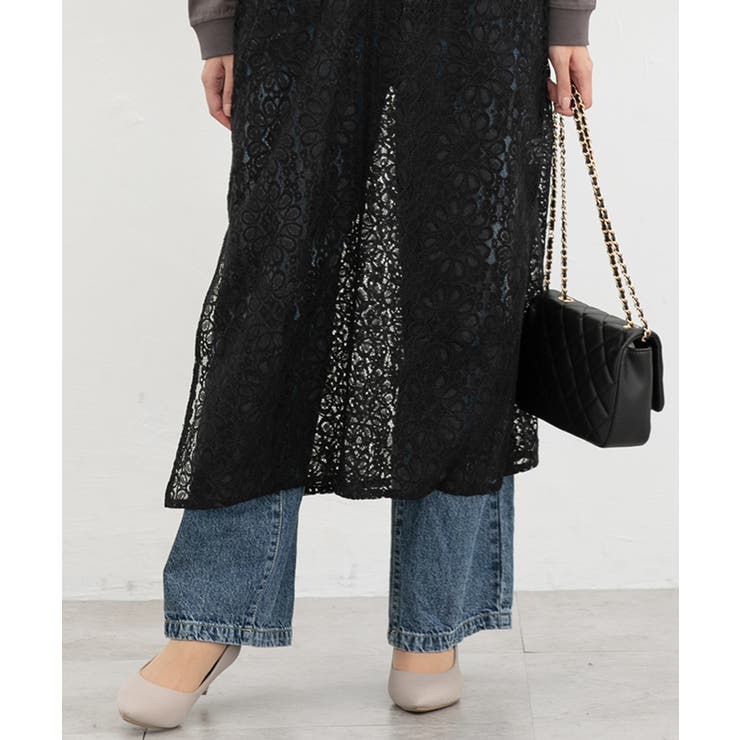 ワンピース ノースリーブ ロング丈 | Honeys | 詳細画像7 