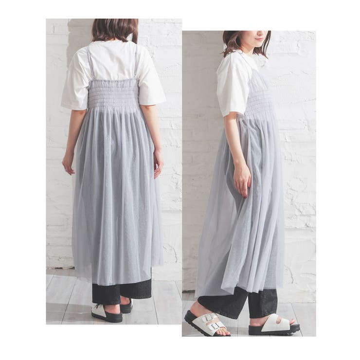 ワンピース ノースリーブ ロング丈 | Honeys | 詳細画像5 