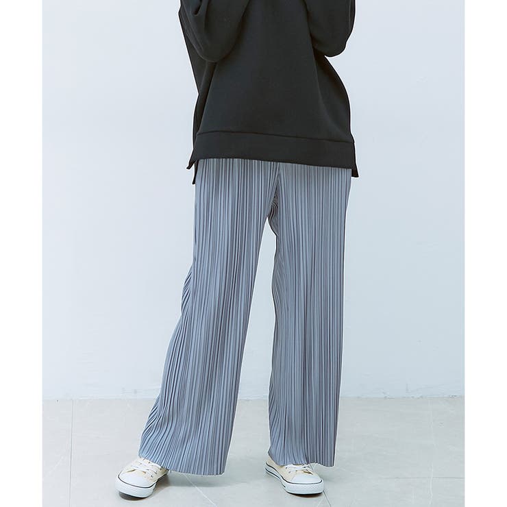 スモーキーブルー | 【ハニーズ】パンツ セルフカット ウエストゴム | Honeys