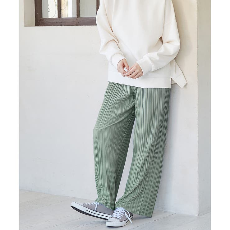 スモーキーミント | 【ハニーズ】パンツ セルフカット ウエストゴム | Honeys