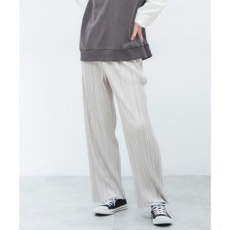 専用　ブラウン　ゆったりプリーツパンツ　★プリーツプリーズでは✖︎ PLEATS PLEASE ISSEY MIYAKE（カジュアルパンツ）のフリマ
