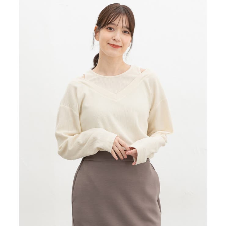 トップス カットソー 長袖 | Honeys | 詳細画像3 