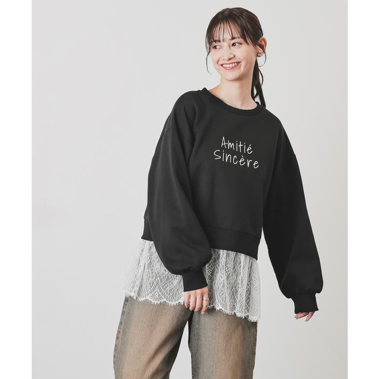 トップス スウェット 長袖 | Honeys | 詳細画像3 