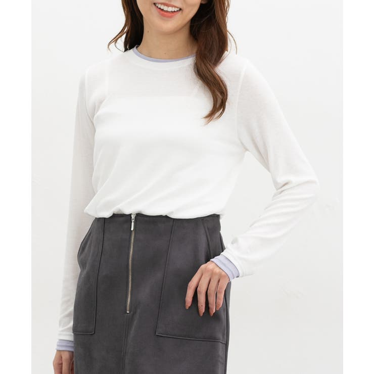 アイボリー | トップス Tシャツ ロンＴ | Honeys