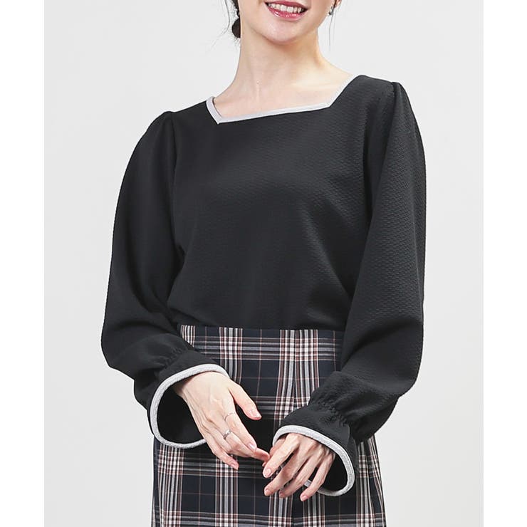 ブラック | トップス カットソー 長袖 | Honeys