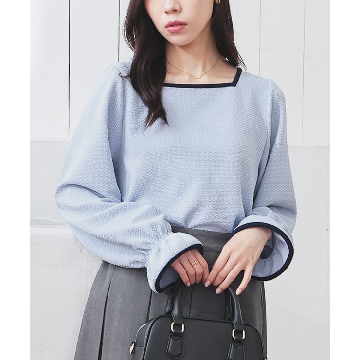 サックス | トップス カットソー 長袖 | Honeys