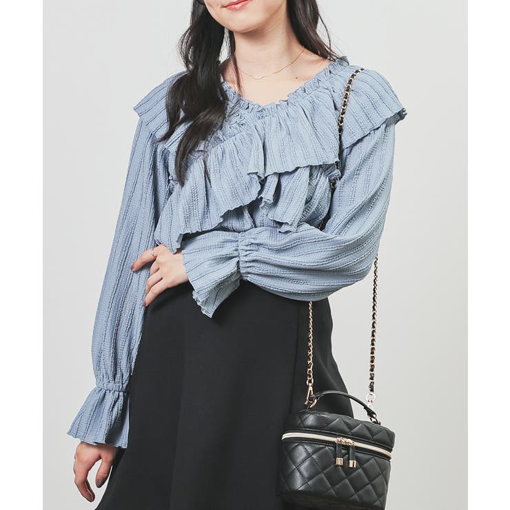 サックス | トップス カットソー 長袖 | Honeys