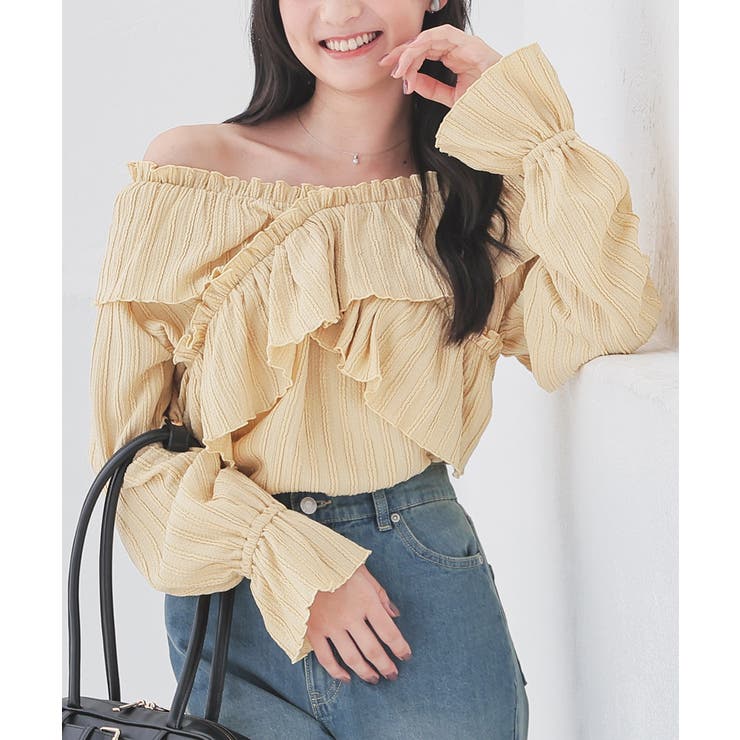 イエロー | トップス カットソー 長袖 | Honeys