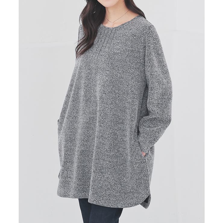 杢グレー | トップス カットソー 長袖 | Honeys