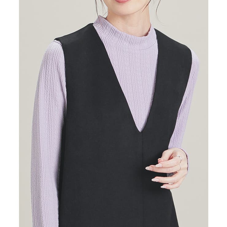 ラベンダー | トップス カットソー 長袖 | Honeys