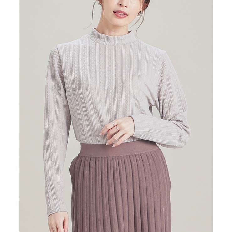 ライトグレー | トップス カットソー 長袖 | Honeys