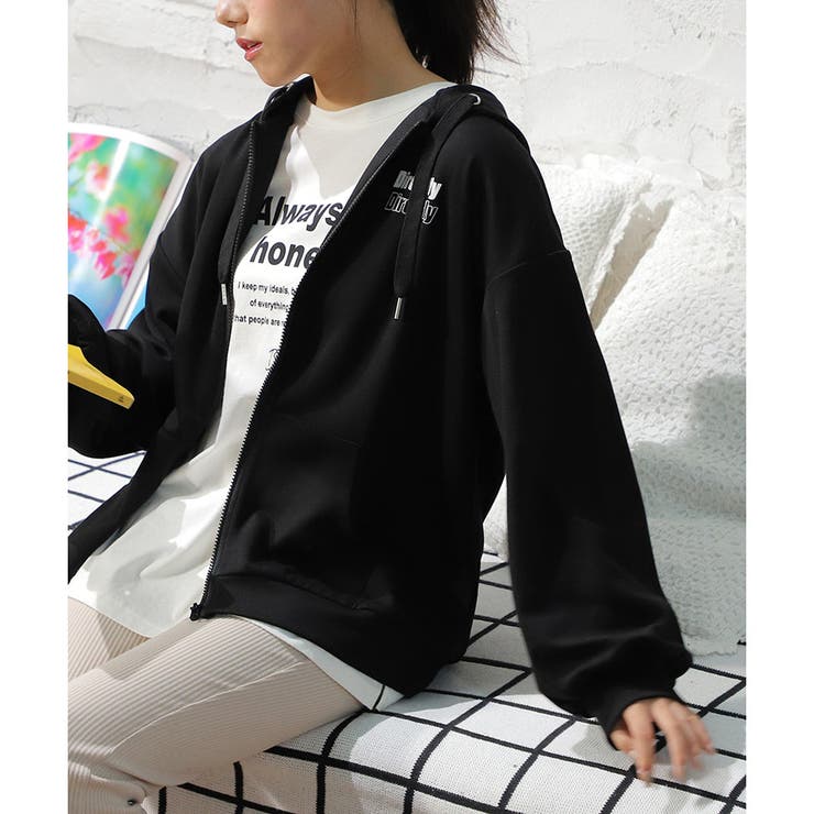トップス パーカー ジップパーカー 品番 Hnsw Honeys ハニーズ のレディースファッション通販 Shoplist ショップリスト