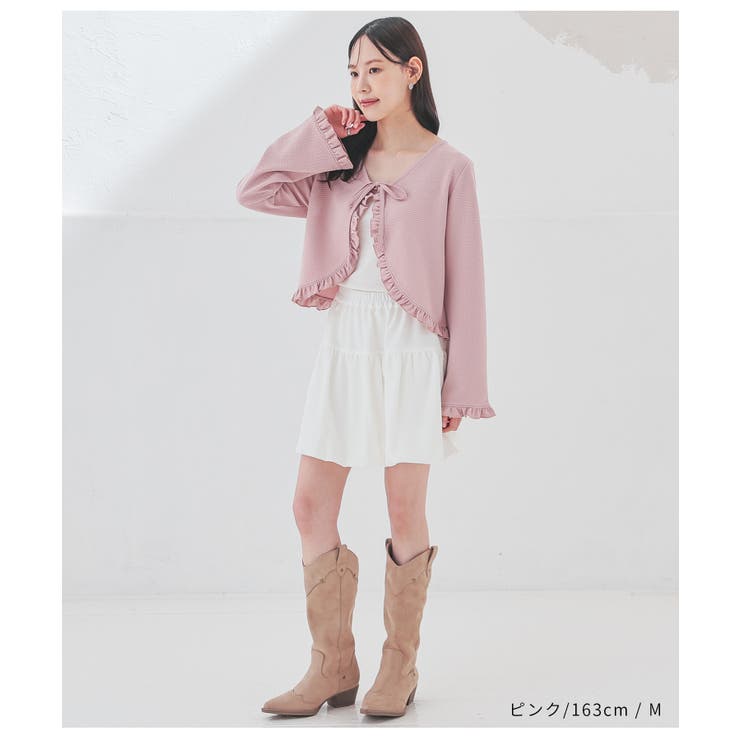 トップス ボレロ カーディガン | Honeys | 詳細画像6 