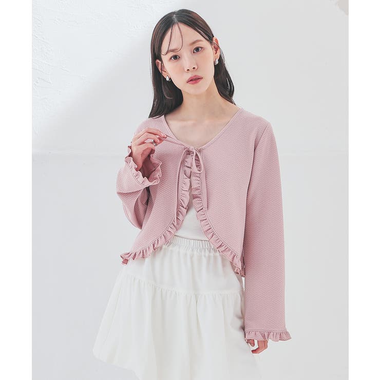 ピンク | トップス ボレロ カーディガン | Honeys