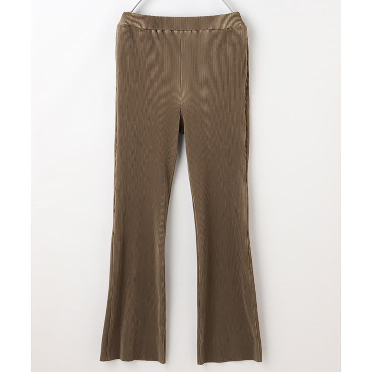 新品未使用品 タグ付き プリーツプリーズ ストレートパンツ 茶色 ブラウン PLEATS PLEASE ISSEY MIYAKE（パンツ ・ ブラウン/茶色系）の