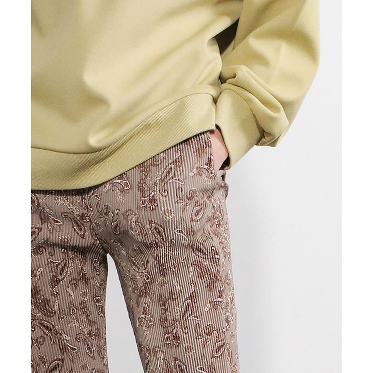 パンツ プリーツパンツ ヒョウ柄 | Honeys | 詳細画像7 