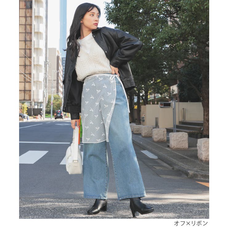 激安大特価！ 巻きスカート レース ハート柄[品番：HNSW0010185]｜Honeys パンツ
