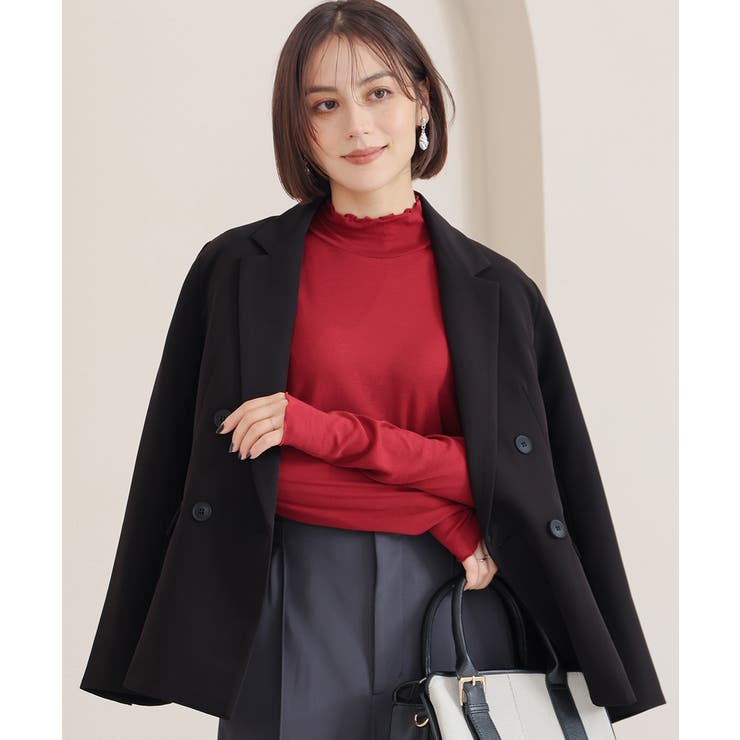 レッド | トップス カットソー 長袖 | Honeys