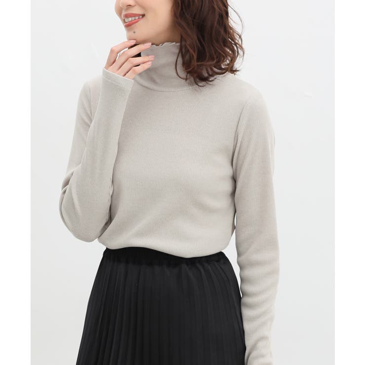 ベージュ | トップス カットソー 長袖 | Honeys