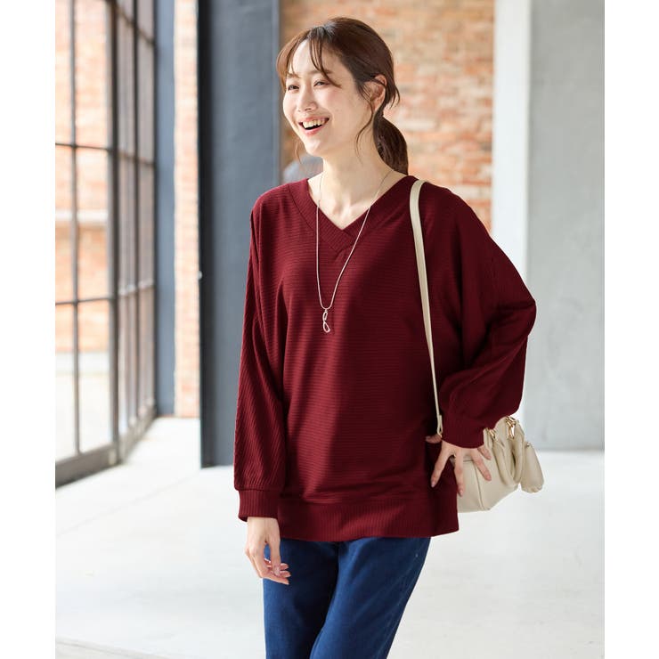 トップス カットソー 長袖[品番：HNSW0011405]｜Honeys（ハニーズ）の