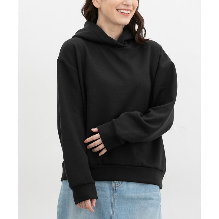 ブラック | トップス パーカー プルパーカー | Honeys