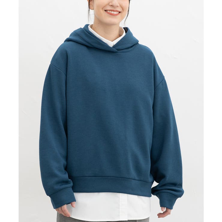 ブルー | トップス パーカー プルパーカー | Honeys