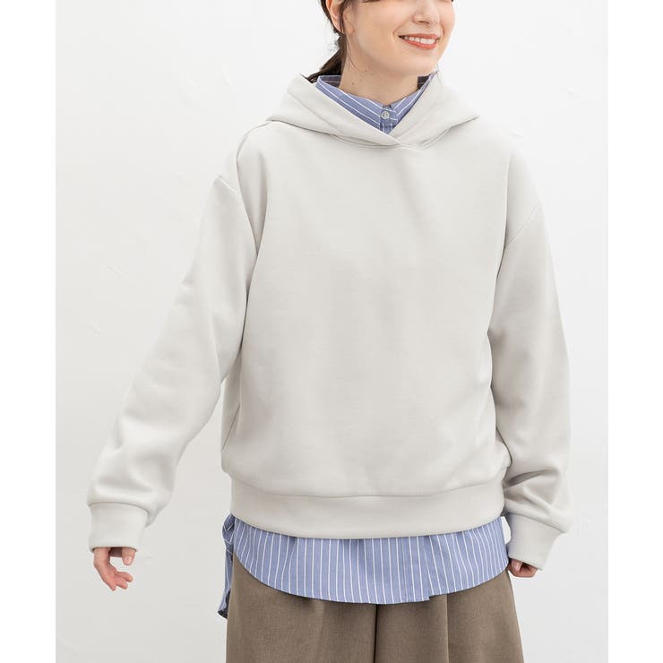 グレージュ | トップス パーカー プルパーカー | Honeys