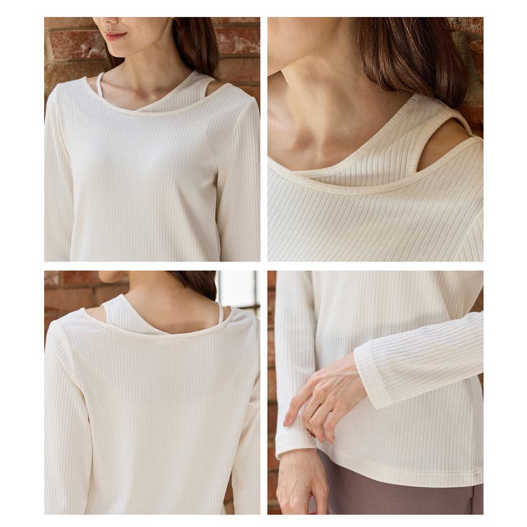 トップス カットソー 長袖 | Honeys | 詳細画像17 