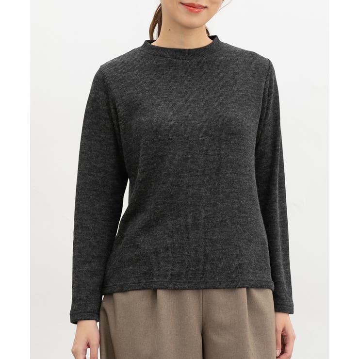 ブラック | トップス カットソー 長袖 | Honeys