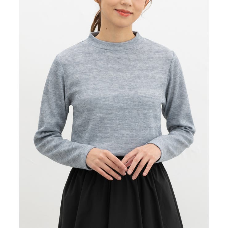 杢ブルー | トップス カットソー 長袖 | Honeys