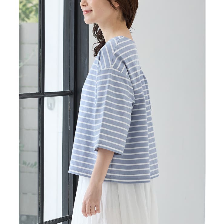 トップス Tシャツ ７分袖Tシャツ | Honeys | 詳細画像14 
