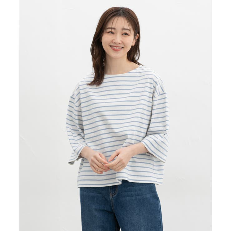 トップス Tシャツ ７分袖Tシャツ | Honeys | 詳細画像6 