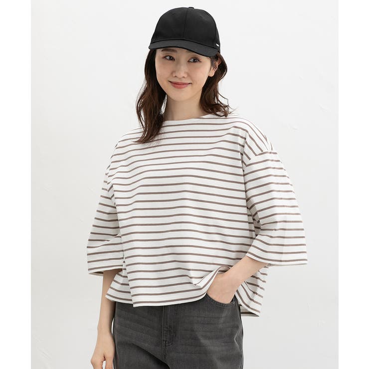 オフ×モカ | トップス Tシャツ ７分袖Tシャツ | Honeys