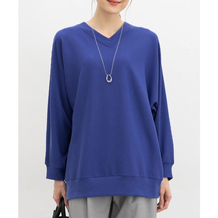 ブルー | トップス カットソー 長袖 | Honeys