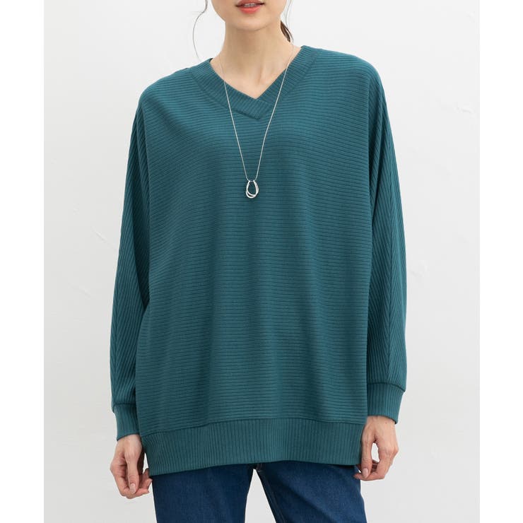 グリーン | トップス カットソー 長袖 | Honeys