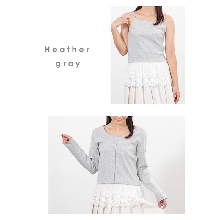 トップス カーディガン 長袖 | Honeys | 詳細画像10 