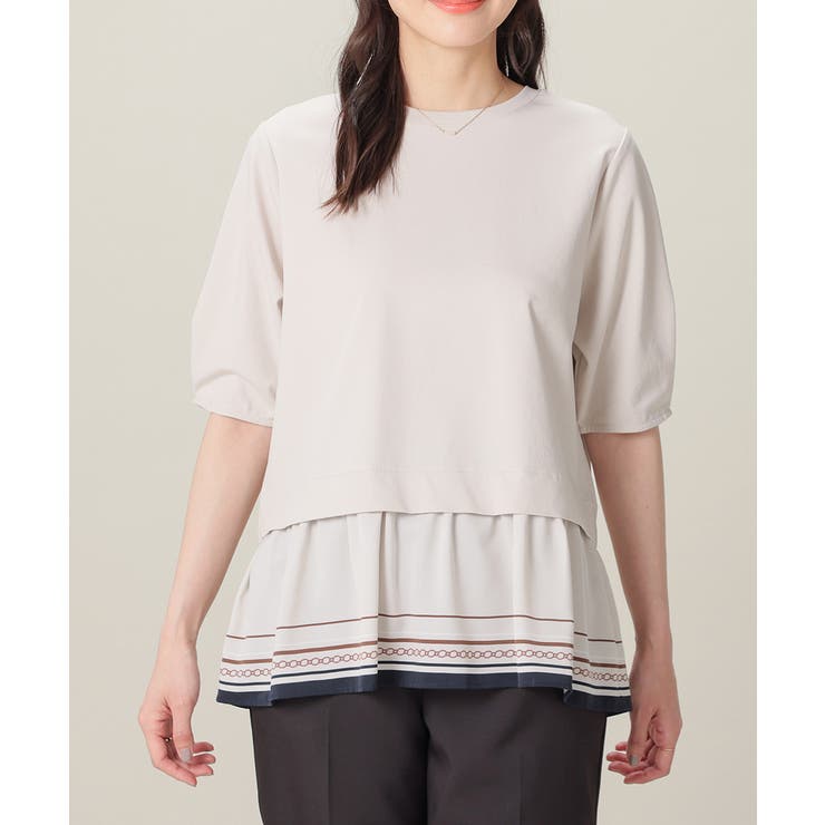 グレージュ | トップス カットソー 美冷 | Honeys