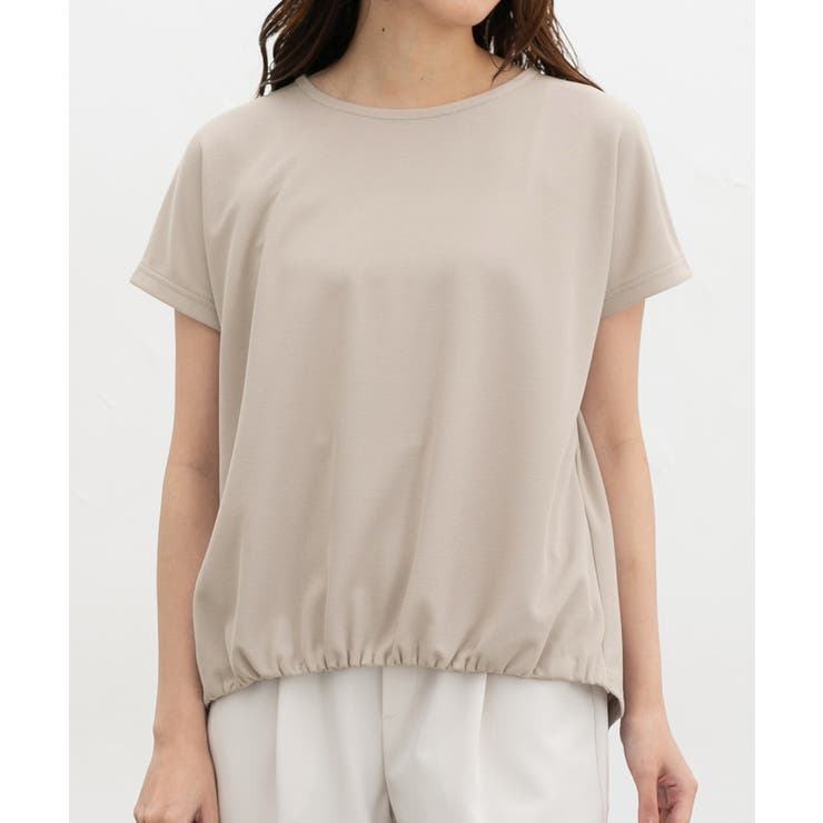 ベージュ | トップス カットソー 半袖 | Honeys