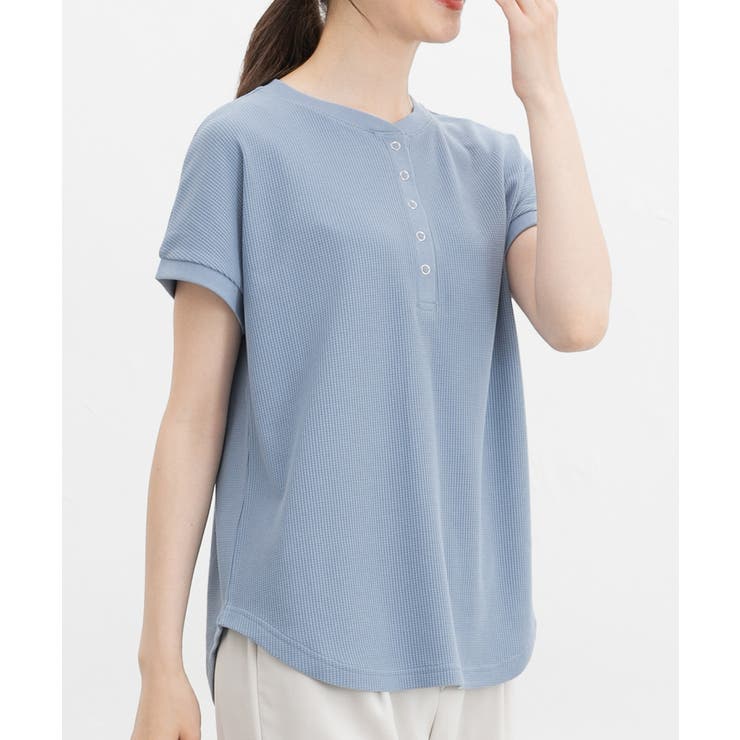 サックス | トップス カットソー 半袖 | Honeys