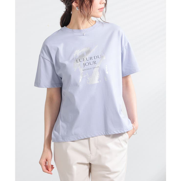 スモーキーブルー | トップス Tシャツ 半袖Tシャツ | Honeys