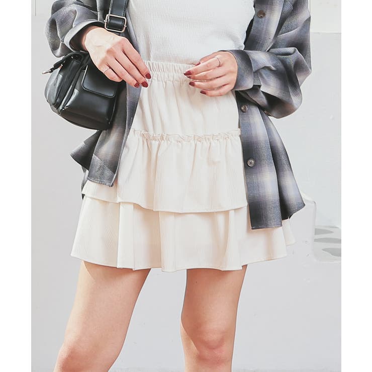 アイボリー | ボトムス スカート ミニスカート | Honeys