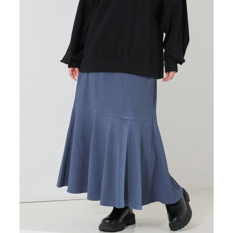 ブルー | スカート ロングスカート 黒 | Honeys