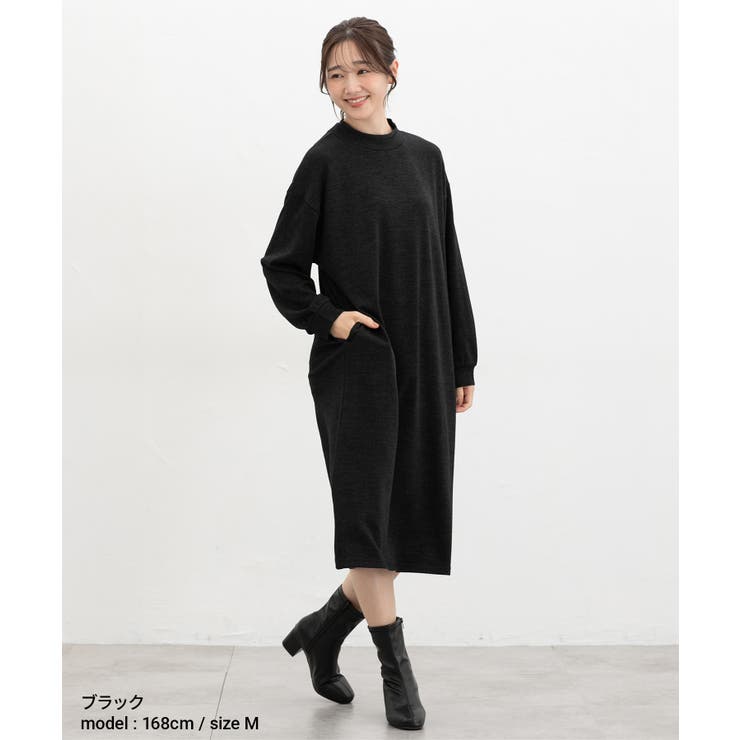 ワンピース 長袖 ロング丈 | Honeys | 詳細画像3 