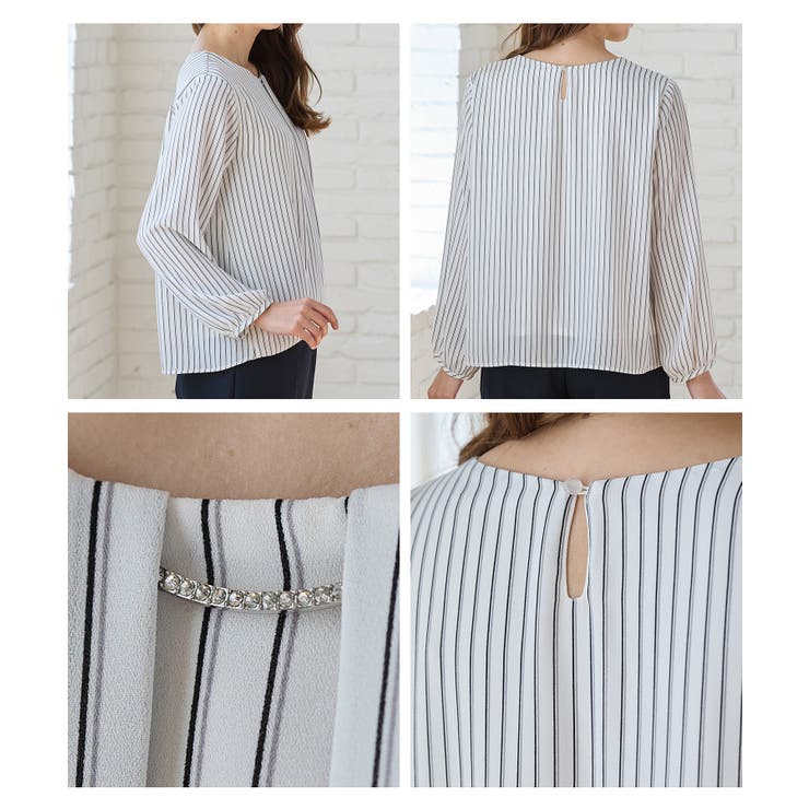 トップス ブラウス 長袖 | Honeys | 詳細画像16 