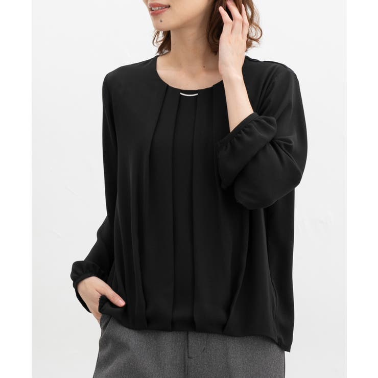 トップス ブラウス 長袖 | Honeys | 詳細画像8 