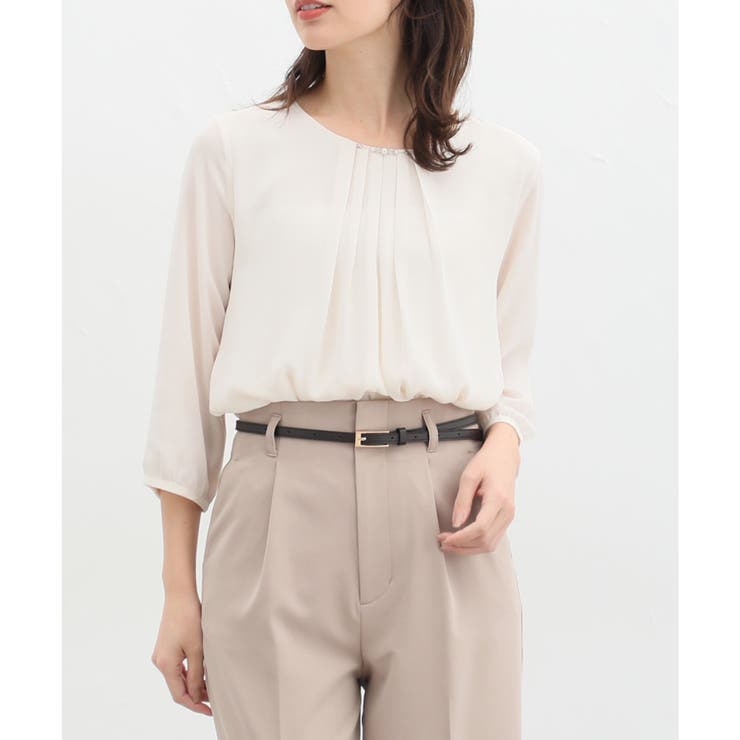 アイボリー | トップス ブラウス オフィス | Honeys